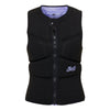 Mystic Ruby Impact Vest Fzip Women Black Purple