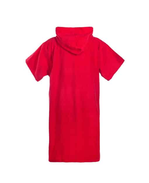 Atlantic Shore Basic Poncho Red