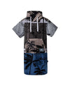 Atlantic Shore Surf Poncho Palm Tree Navy Grey