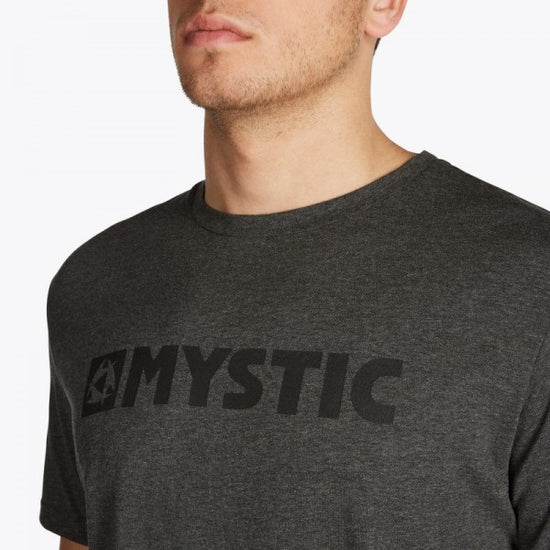 Mystic Brand Tee Asphalt Melee