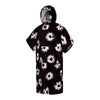 Mystic Poncho Velour Black White