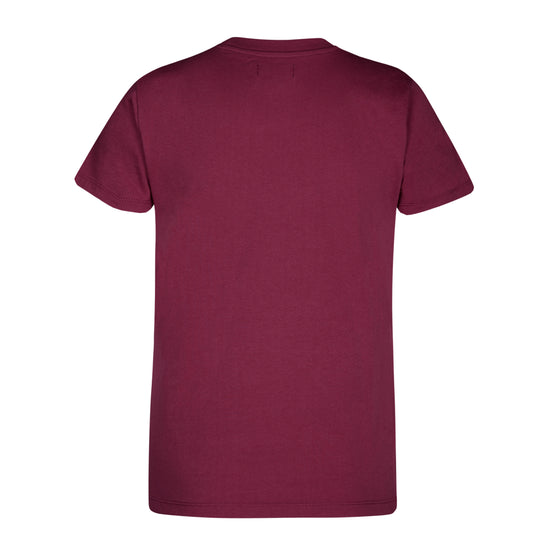 Mystic Brand Tee Women Big Logo Burgundy