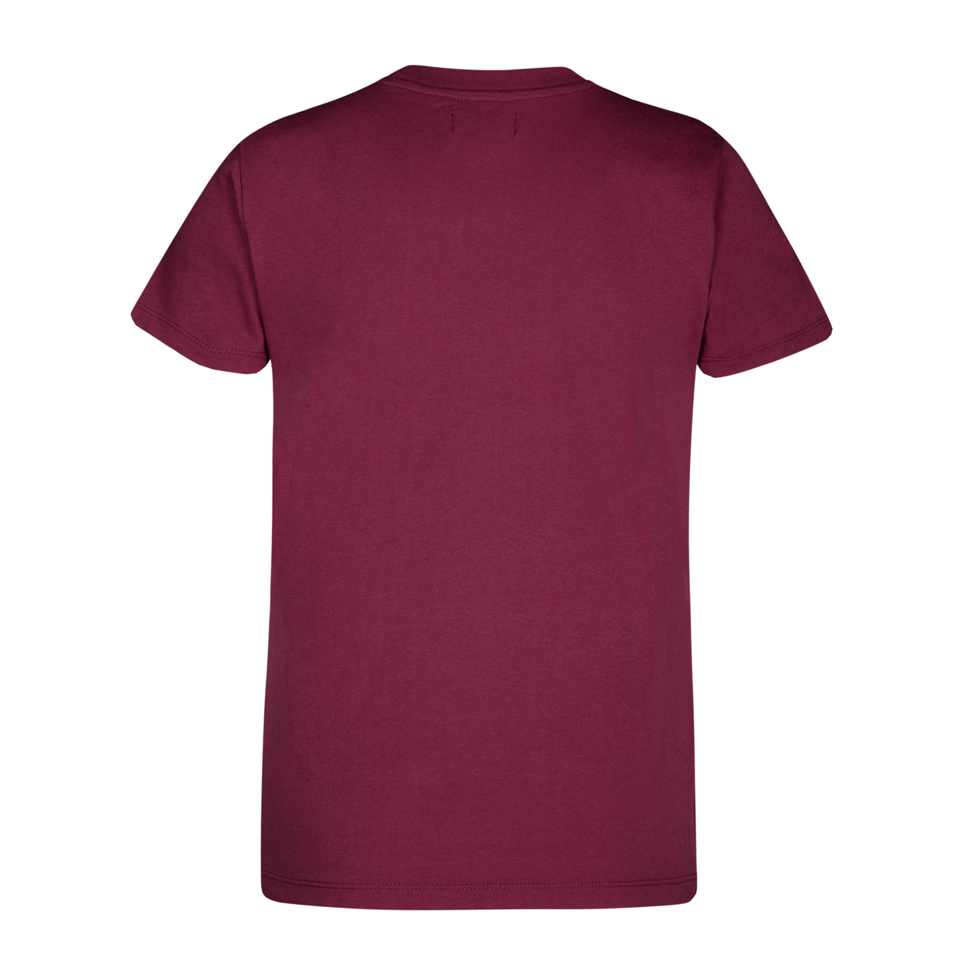 Mystic Brand Tee Women Big Logo Burgundy