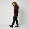 Mystic Teddy Zip Up Sweat Women Red Wine