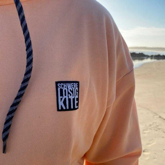 Schwerelosigkite Hoodie Wind Waves Coral