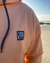 Schwerelosigkite Hoodie Wind Waves Coral