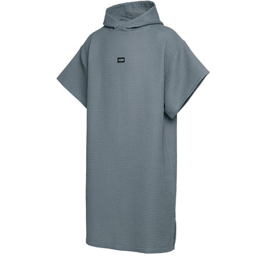 Mystic Poncho Waffle Tidal Blue