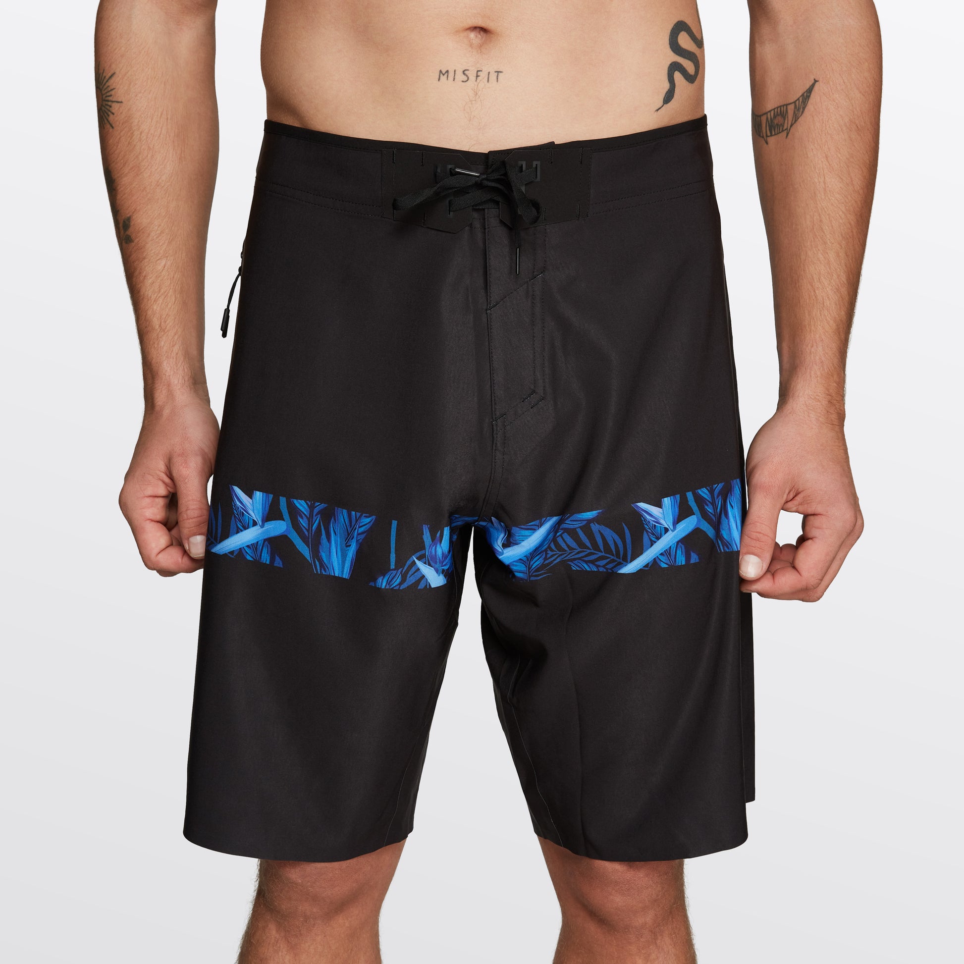 Mystic Intuition High Performance Boardshort Blue Black 36