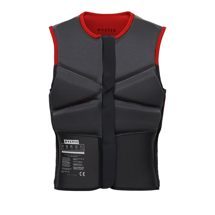 Mystic Block Impact Vest Fzip Red 2024