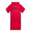 Atlantic Shore Basic Poncho Red