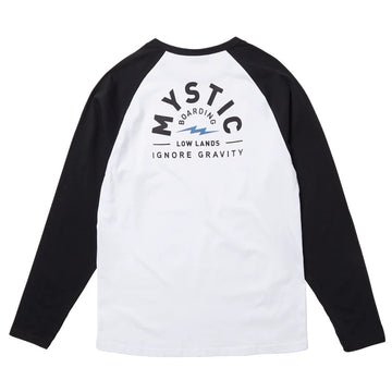Mystic Lowe Langarm Tee Black White