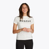 Mystic Brand Tee Women Big Logo White
