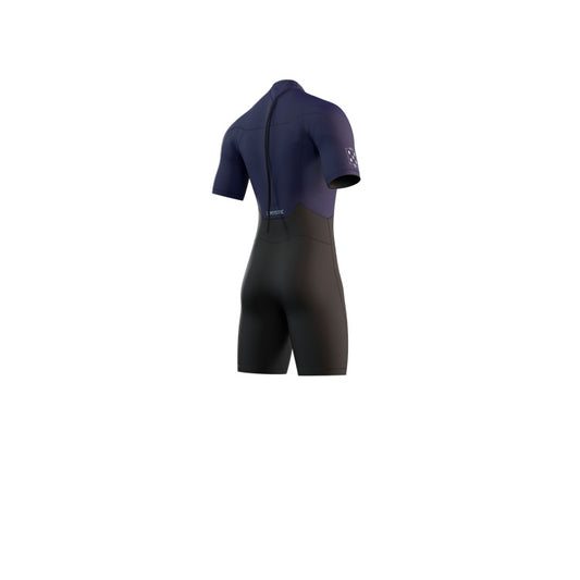 Mystic Brand Shorty 3/2mm Bzip Flatlock Black