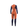 Mystic Dazzled Fullsuit 5/3mm Bzip Women 2023 Night Blue von innen hinten