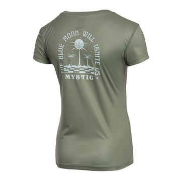 Mystic Ignite S/S Quickdry Women Olive Green