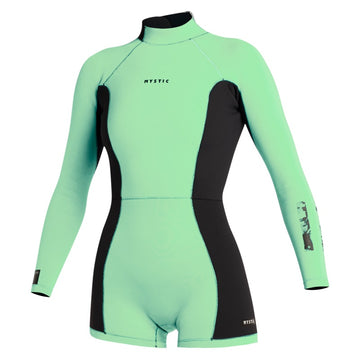 Mystic Lunar BK Longarm Shorty 2/2mm BZ Lime Green