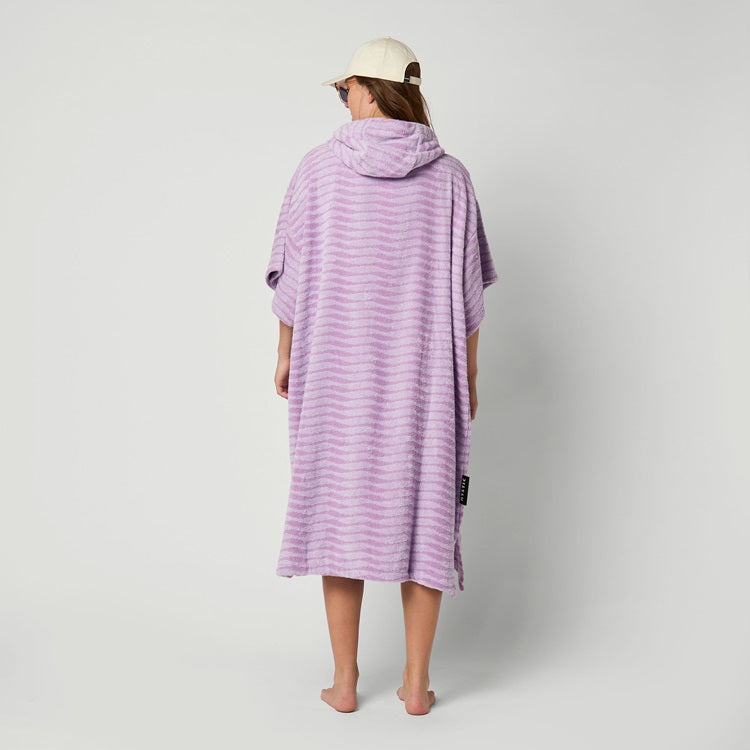Mystic Poncho Jacquard Pink Purple