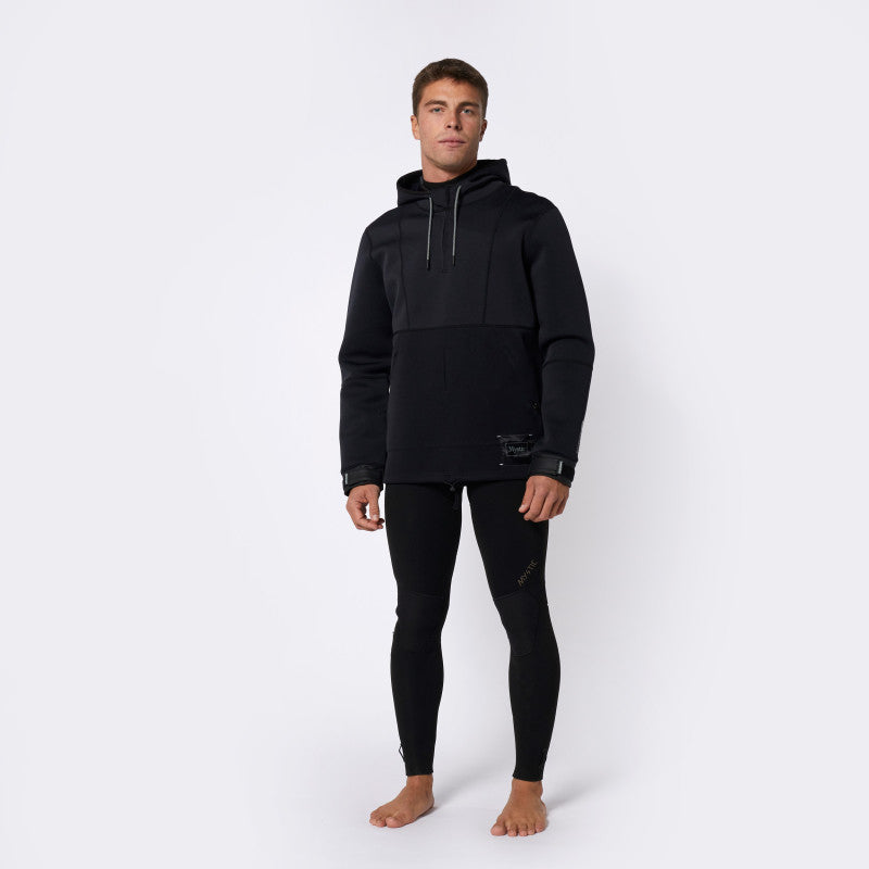 Mystic Fulmar Neoprene Hoodie 3/2mm Black