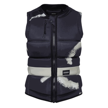 Mystic Evoke Impact Vest Fzip Wake Women Black Allover