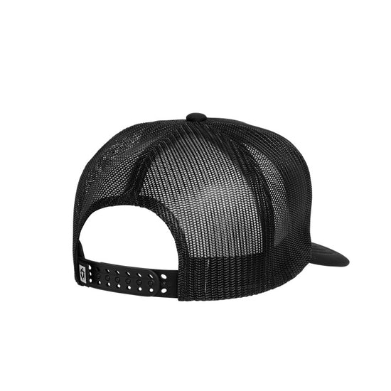 Mystic Boarding Flat Cap Black