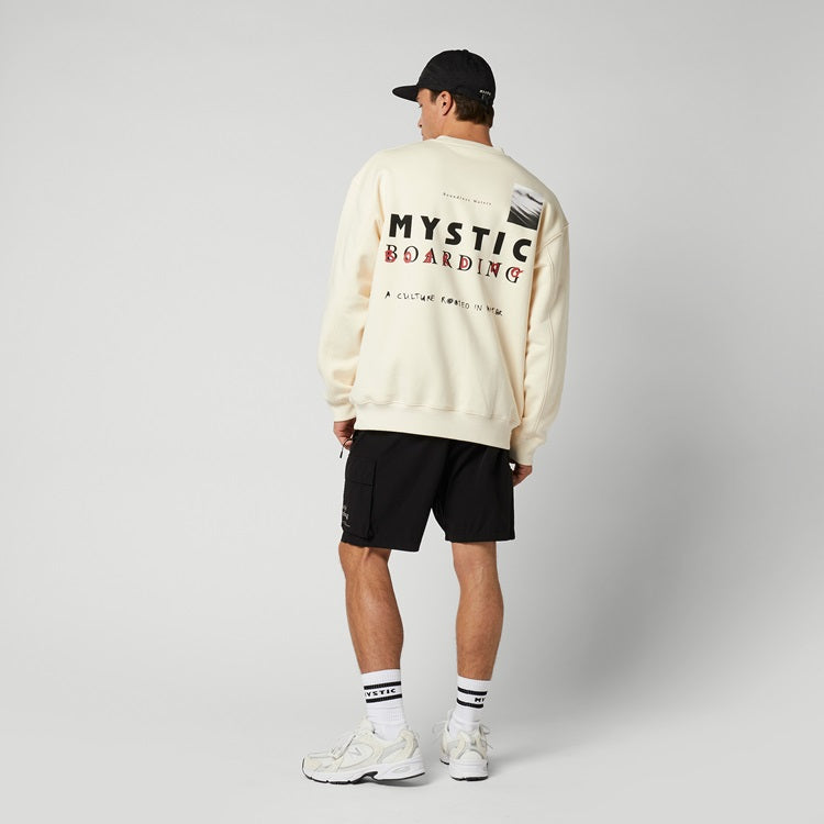 Mystic Trace Crew Sweater Off White