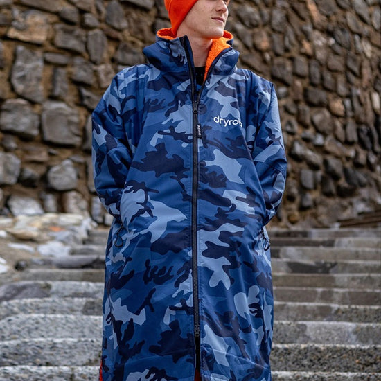 Dryrobe Advance LS Poncho Camouflage Blue