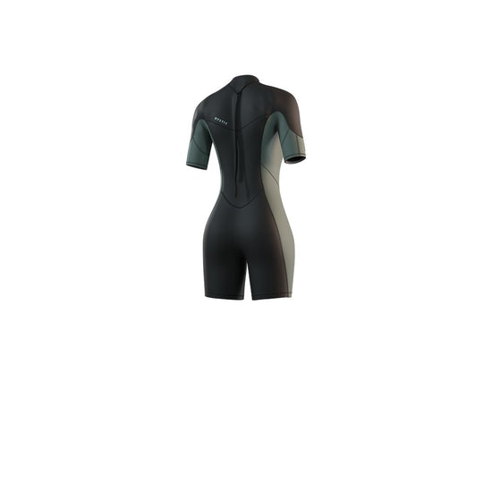 Mystic Brand Shorty 3/2mm Bzip Flatlock Dark Olive