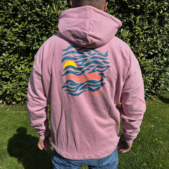 Schwerelosigkite Hoodie Wild Fluid Coral