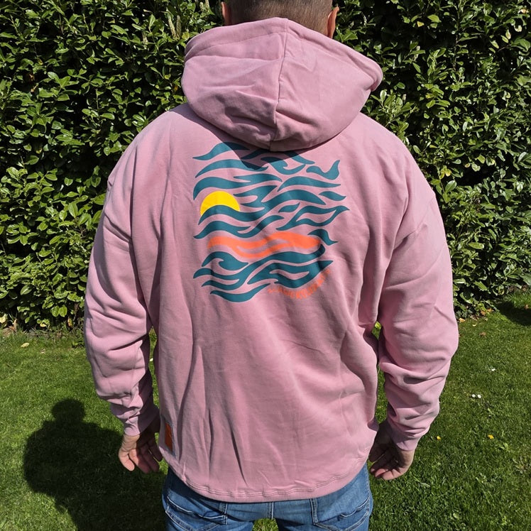 Schwerelosigkite Hoodie Wild Fluid Coral