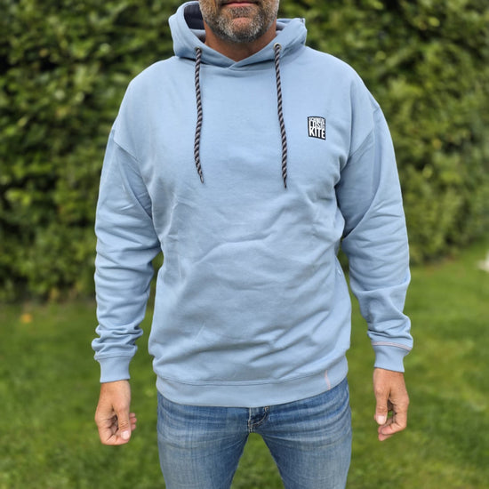 Schwerelosigkite Hoodie Wind Waves Blue