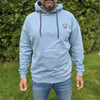 Schwerelosigkite Hoodie Wind Waves Blue