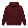 Mystic Icon Hood Sweat Red Wine