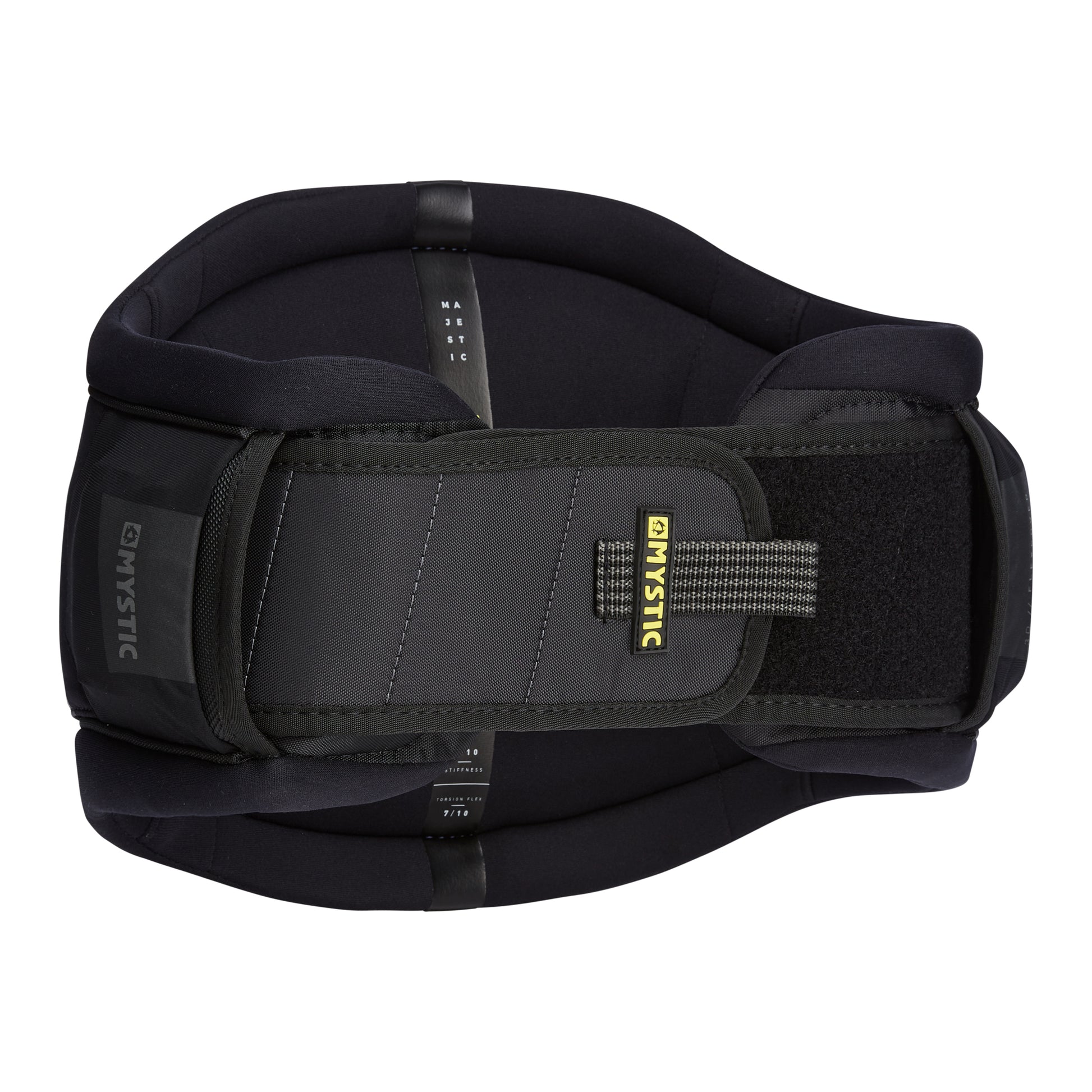 Mystic Majestic Waist Harness 'Dirty Habits' Black Yellow
