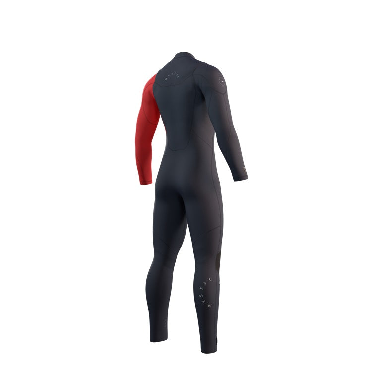 Mystic Marshall Fullsuit 5/3mm Fzip 2023 Navy Red