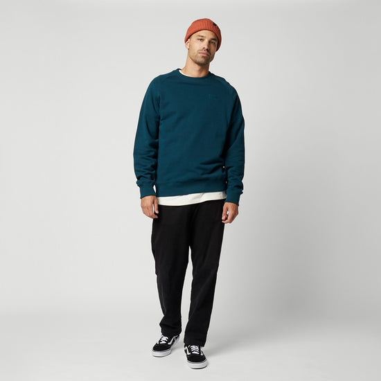 Mystic Mayhem Crew Sweat Ocean Green