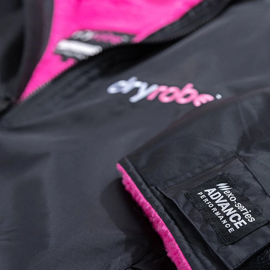 Dryrobe Advance LS Poncho Black Pink