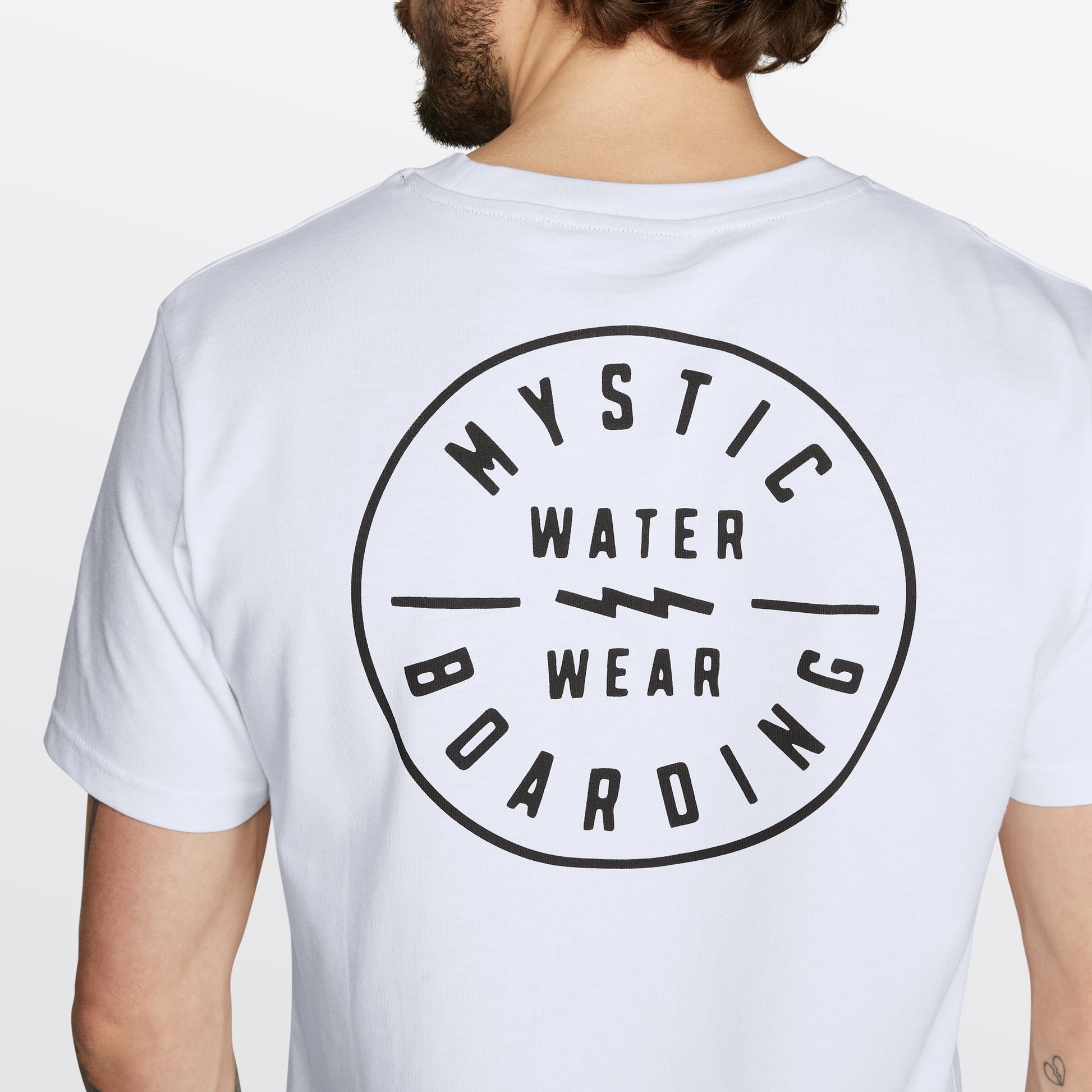 Mystic Boarding Tee White