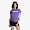 Mystic Brand Tee Women Big Logo Purple