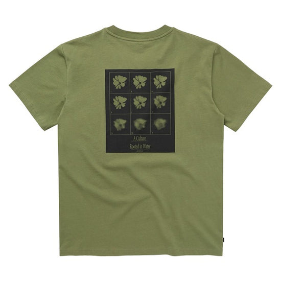 Mystic Pansy T-Shirt Olive Green