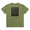 Mystic Pansy T-Shirt Olive Green