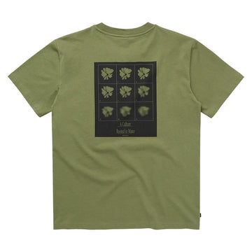 Mystic Pansy T-Shirt Olive Green