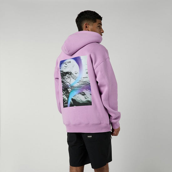 Mystic Whirl Hood Sweat Pink Purple