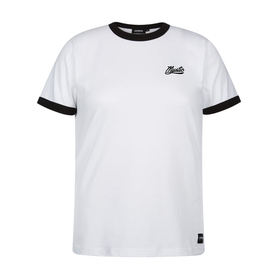Mystic Classic Ringer Tee Women White