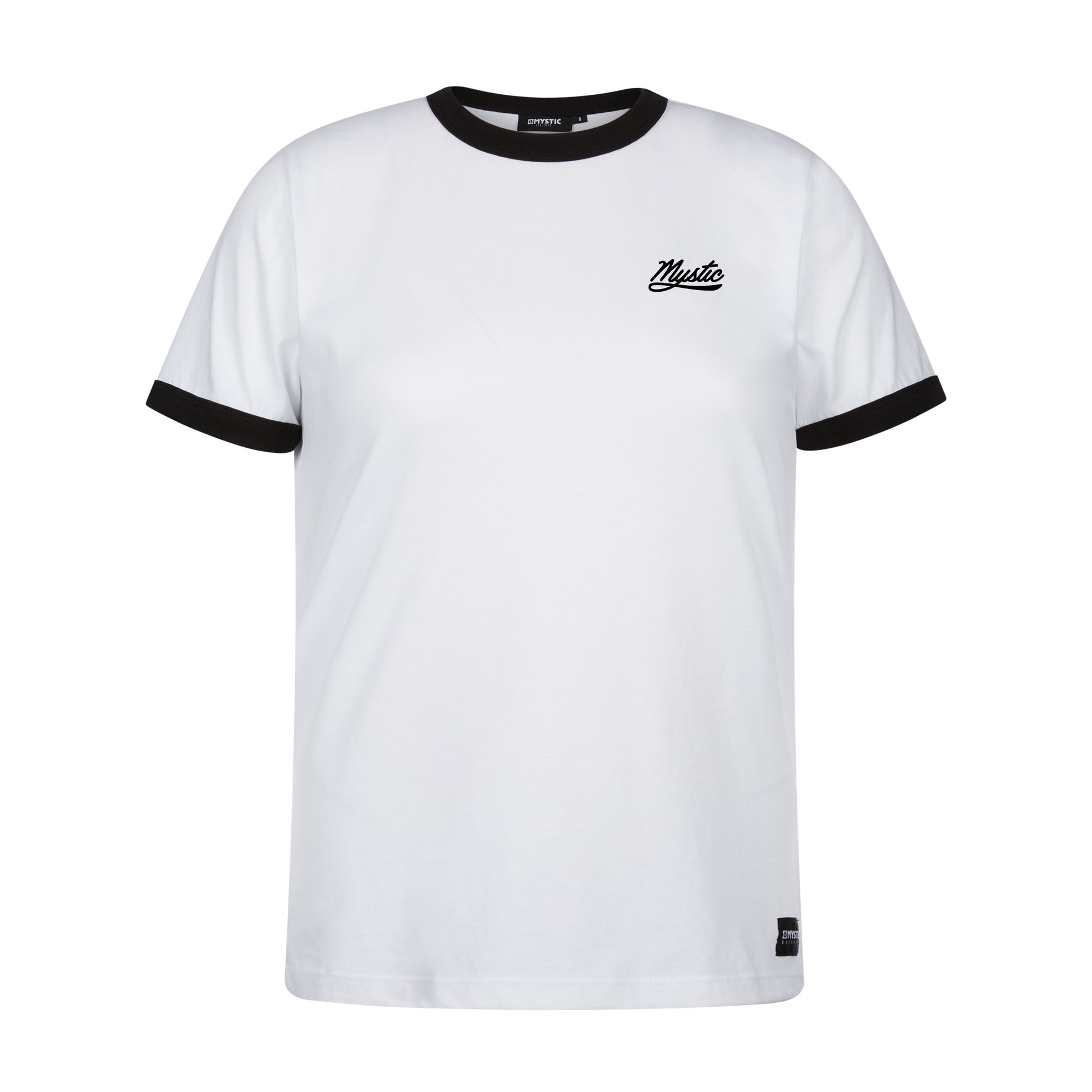 Mystic Classic Ringer Tee Women White