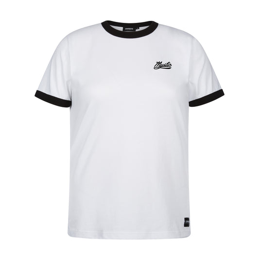 Mystic Classic Ringer Tee Women White