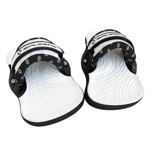 Spleene Footstraps und Footpads Set Twintip von Hinten