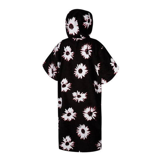 Mystic Poncho Velour Black White
