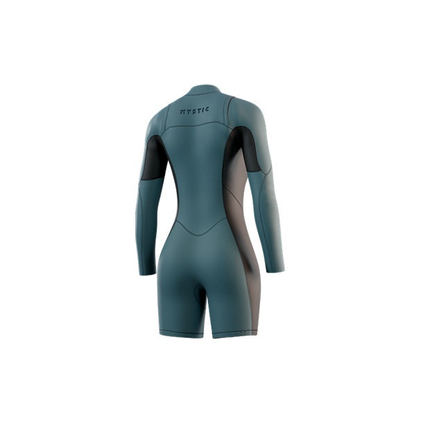 Mystic Haven LS Shorty 3/2mm Fzip Women Teal