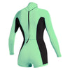 Mystic Lunar BK Longarm Shorty 2/2mm BZ Lime Green