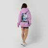 Mystic Whirl Hood Sweat Pink Purple